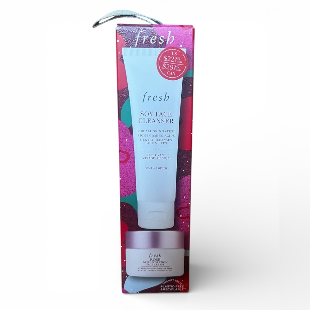 Fresh Soy Face Cleanser & Rose Deep Hydration Cream Duo